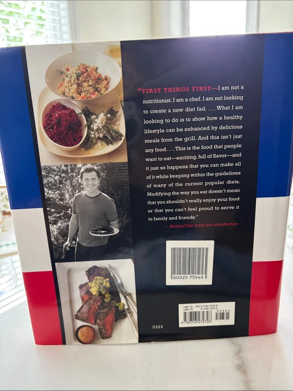 Grilling for Life Cookbook - Red/Blue Cover -